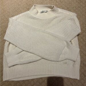 Hollister White Sweater